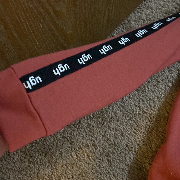 Rust red “ugh” hoodie - Picture 2 of 5